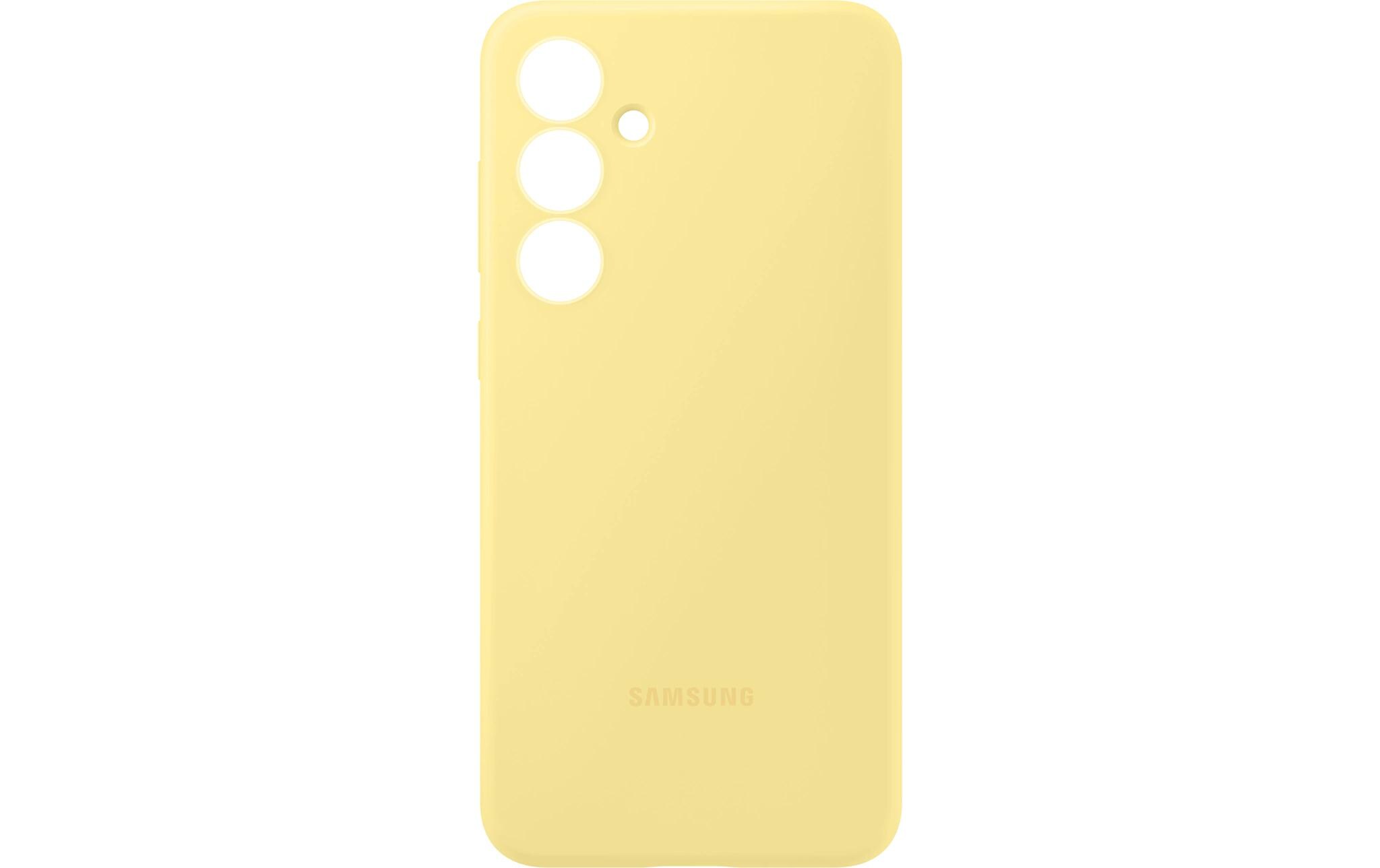 Back Cover Silicone Case Galaxy S24 FE GelbSchutzhülle für das Samsung Galaxy S24 FE