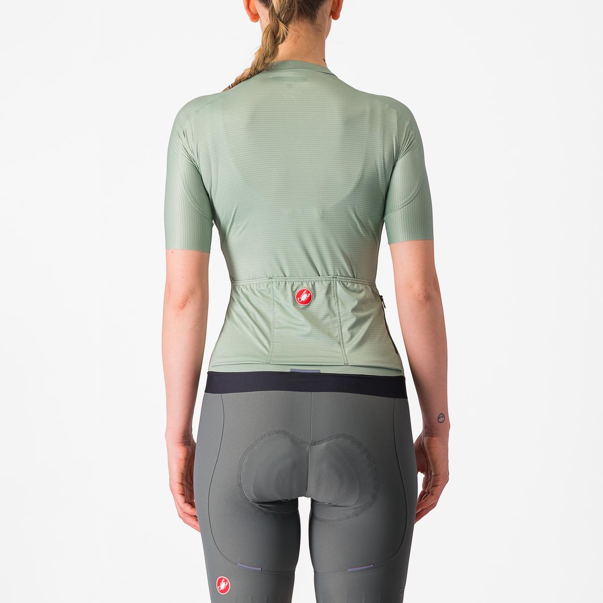 Castelli Espresso W Jersey til Kvinder i Defender Green/Deep Green