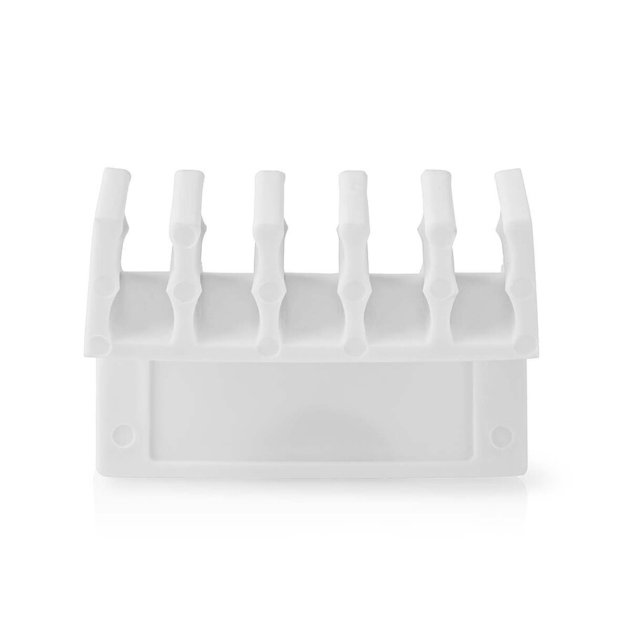 Nedis Lot de 2 Clips de câbles Click & Go - Blanc