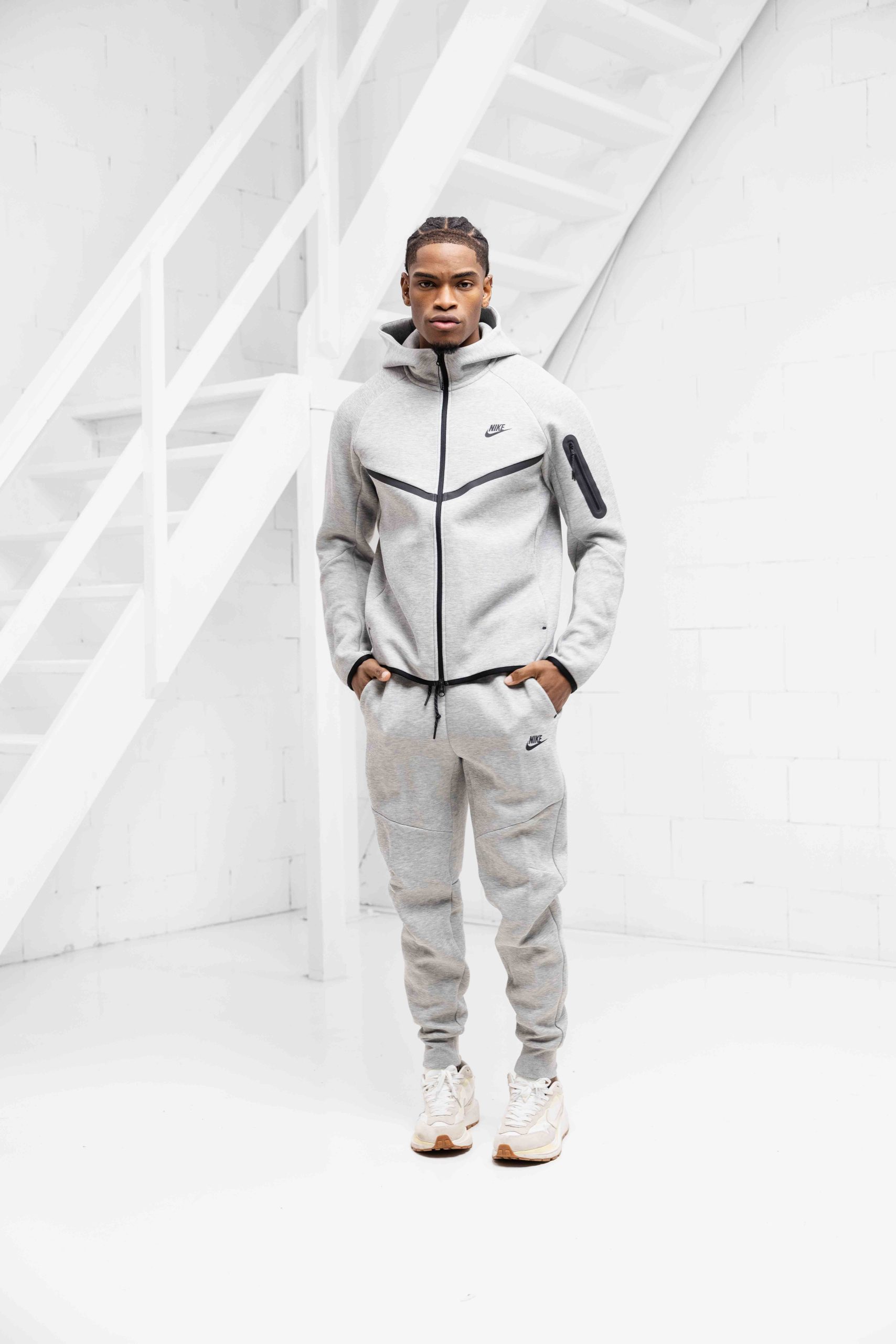 Nike Tech Fleece Trainingsjack Heren Grijs