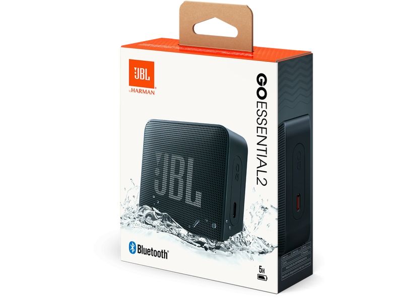 JBL Bluetooth Speaker Go Essential 2 Schwarz Wasserdichter tragbarer Lautsprecher