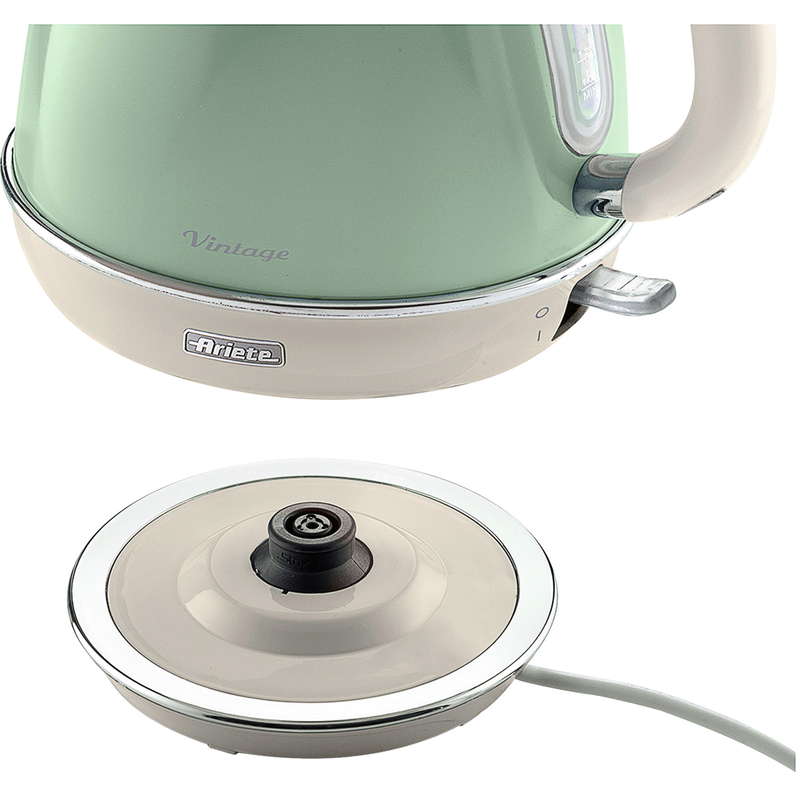 Ariete Wasserkocher, 2000 W, 1,7 L, grün