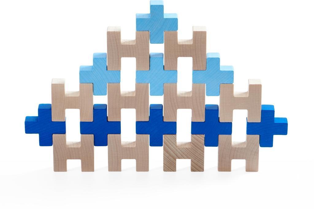 3D-Legespiel AERIUS 20-teilig aus Holz