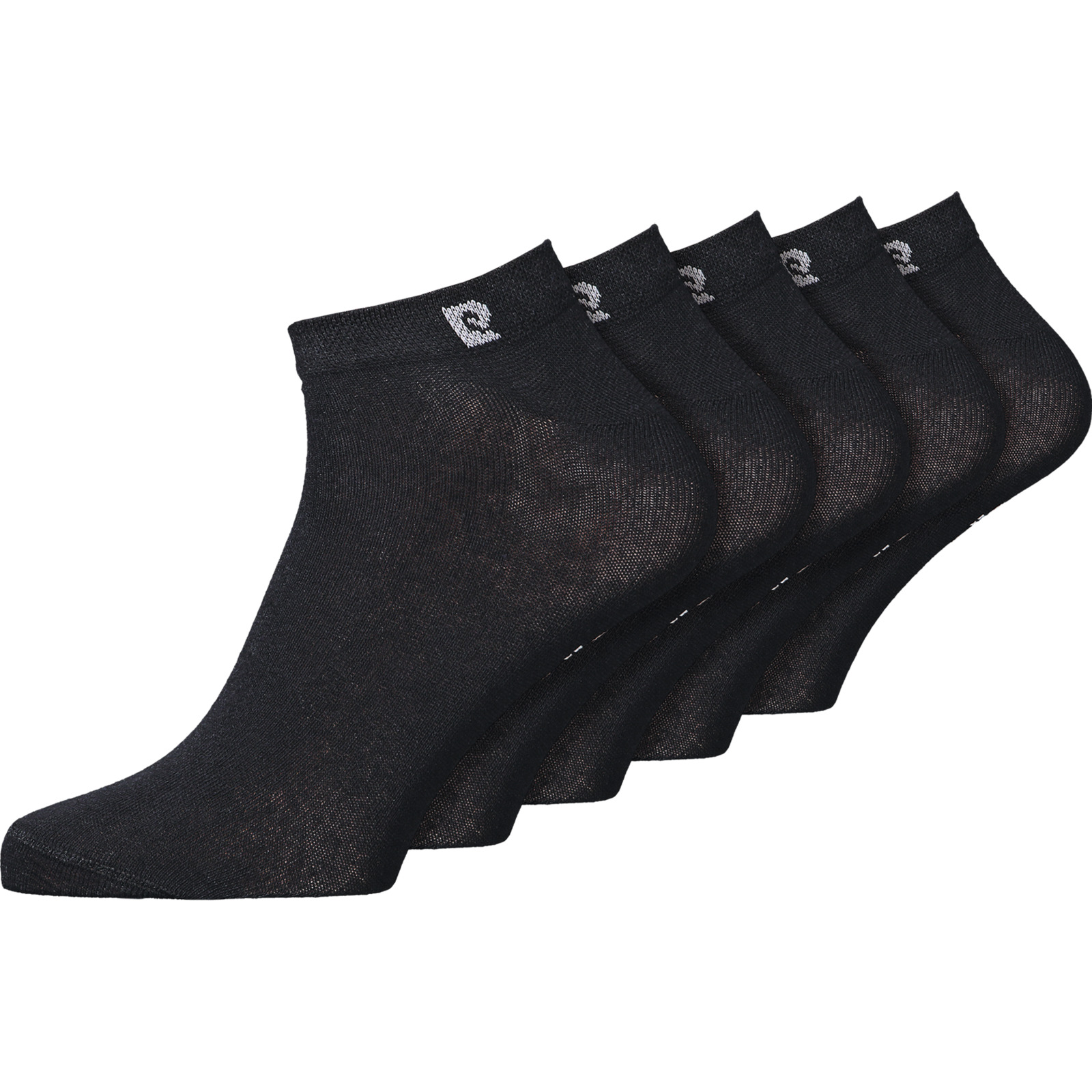 Pierre Cardin Herren-Sneakersocken schwarz, 5 Paar