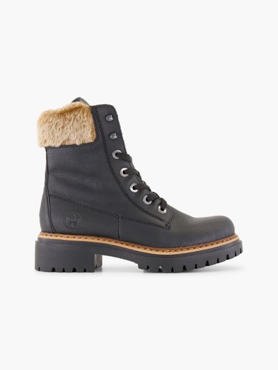 Rieker Schnür-Stiefelette Schwarz