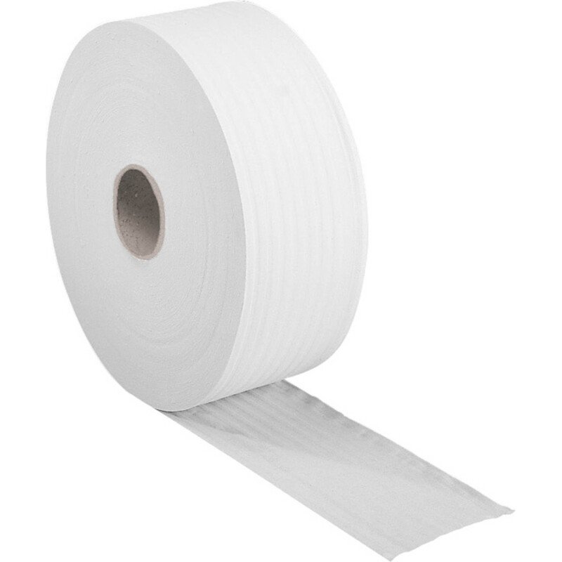 Papier toilette Maxi Jumbo double épaisseur Bruneau - 6 rouleaux de 380 m