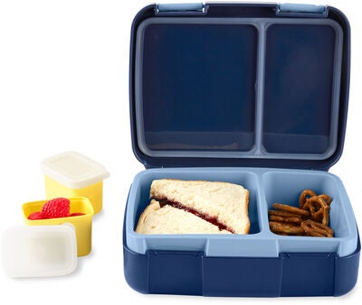 SkipHop Spark Style Bento Matboks Rakett, Blå