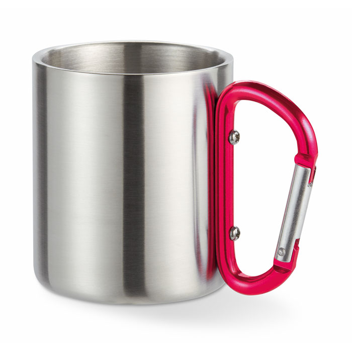 GiftRetail MO8313 - TRUMBO Mug acier et anse mousqueton
