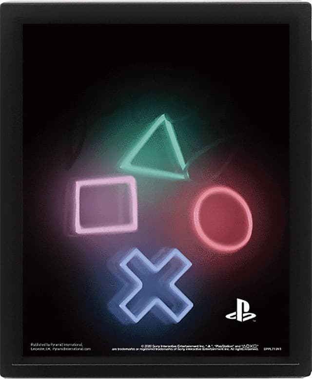 Playstation (Play) 3D lenticulær plakat