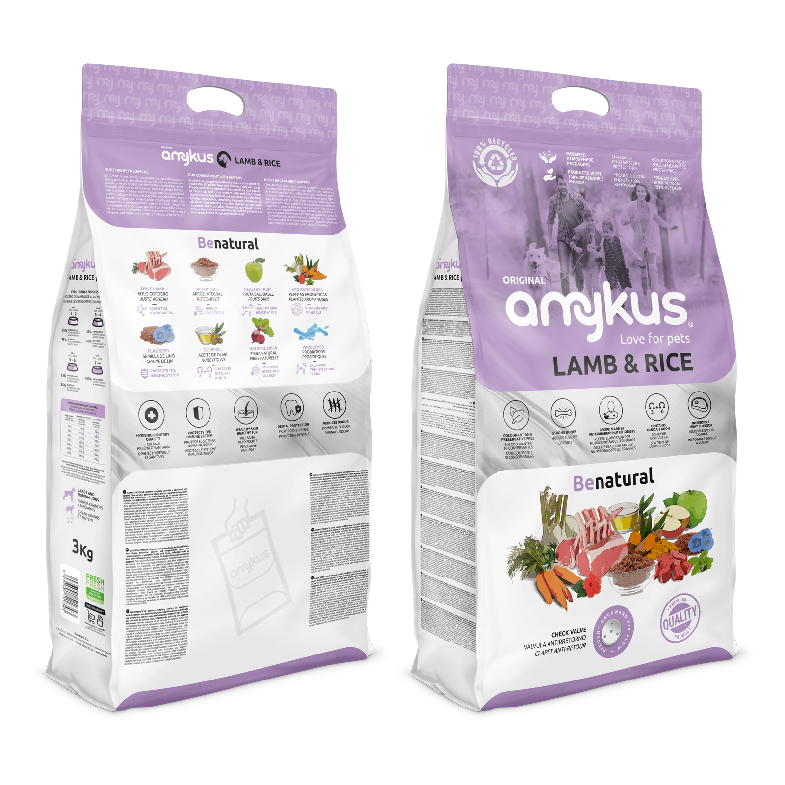 Amykus Original Cordeiro com Arroz