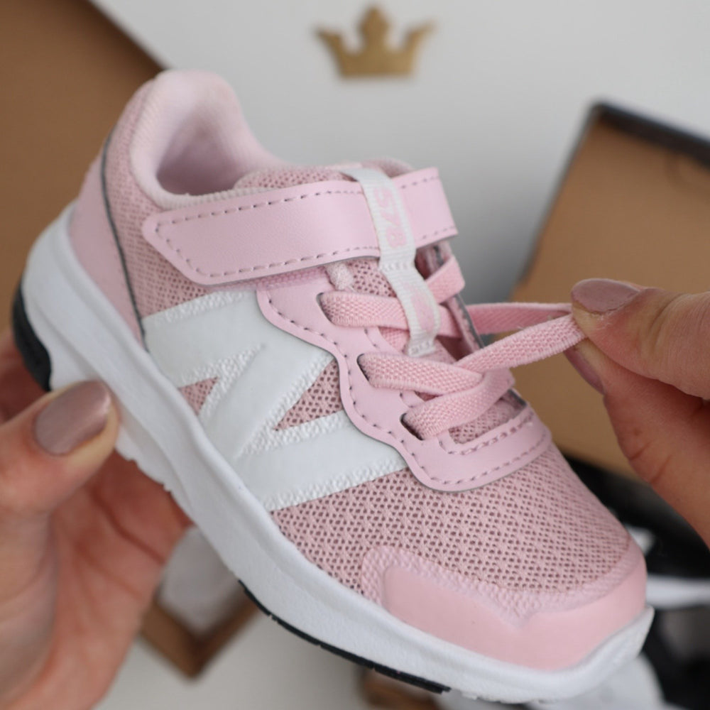 Køb New Balance Sneakers Rose Sugar FreshFoam 578 Kids Bungee Lace Med Top Strop