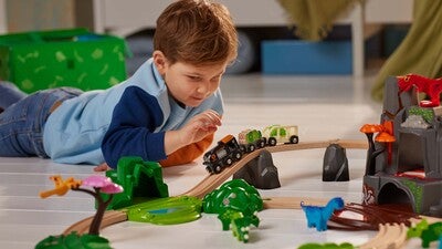 BRIO World 36104 Deluxe Sett med Dinosaurer