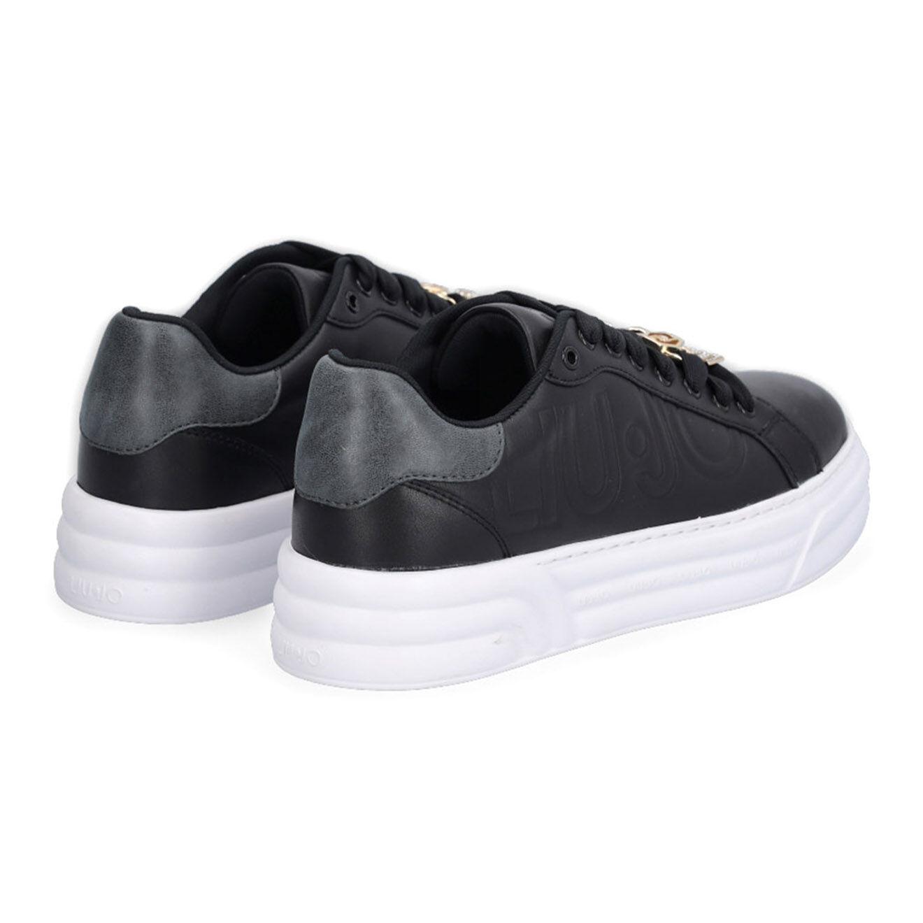 Liu-Jo Sneakers en Cuir Marina noires