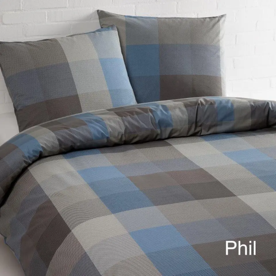 Day Dream Dekbedovertrek Phil - 140x200/220 cm - Blauw