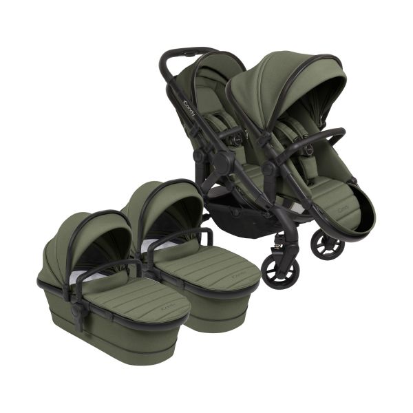 ICandy Peach 7 Twin Kinderwagen - Essentiel Bundel - Cookie