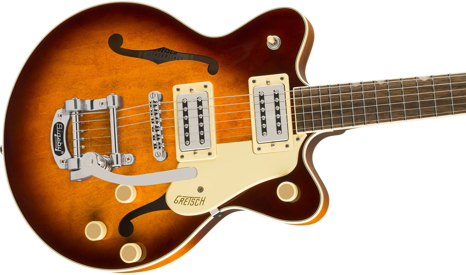 GRETSCH GUITARS G2655T STREAMLINER CB JR., LRL, FORGE GLOW