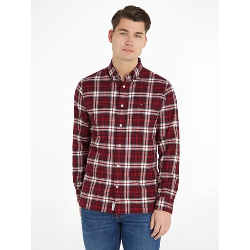 Tommy Hilfiger Ternet Skjorte, Rouge/Multi, M
