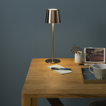 Brilliant USB oplaadbare buitenlamp Xaana 2W bruin