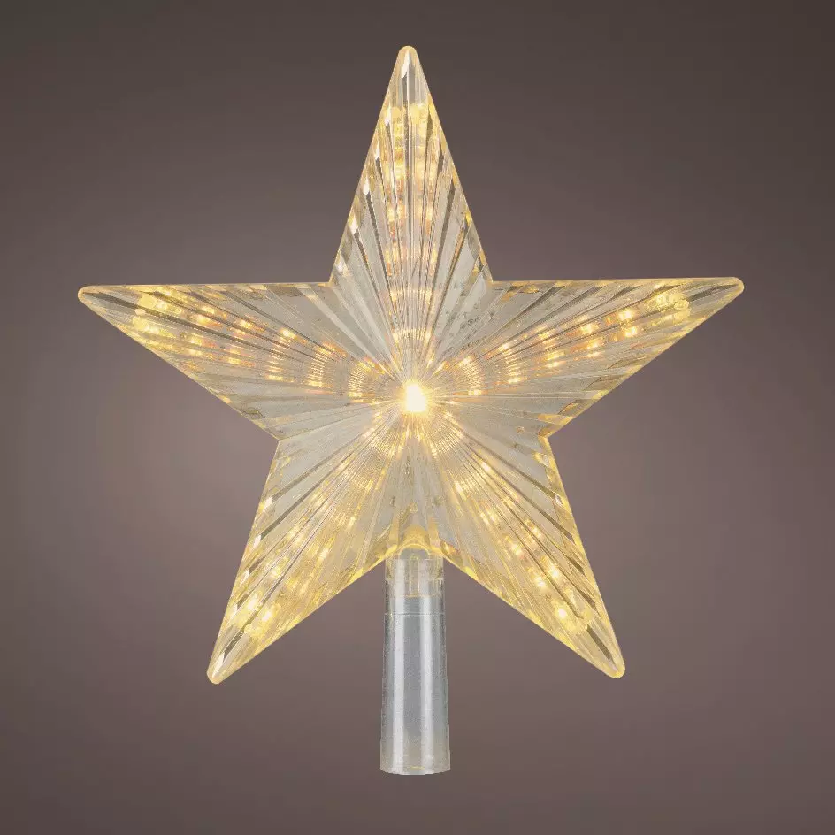 Cimier de sapin lumineux Moderny Blanc chaud
