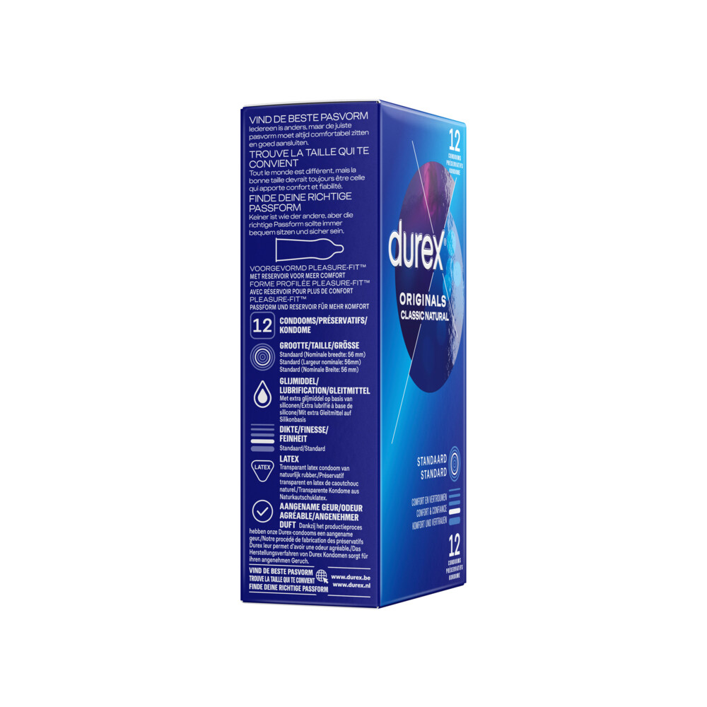 Durex Condooms Originals Classic Natural12 stuks
