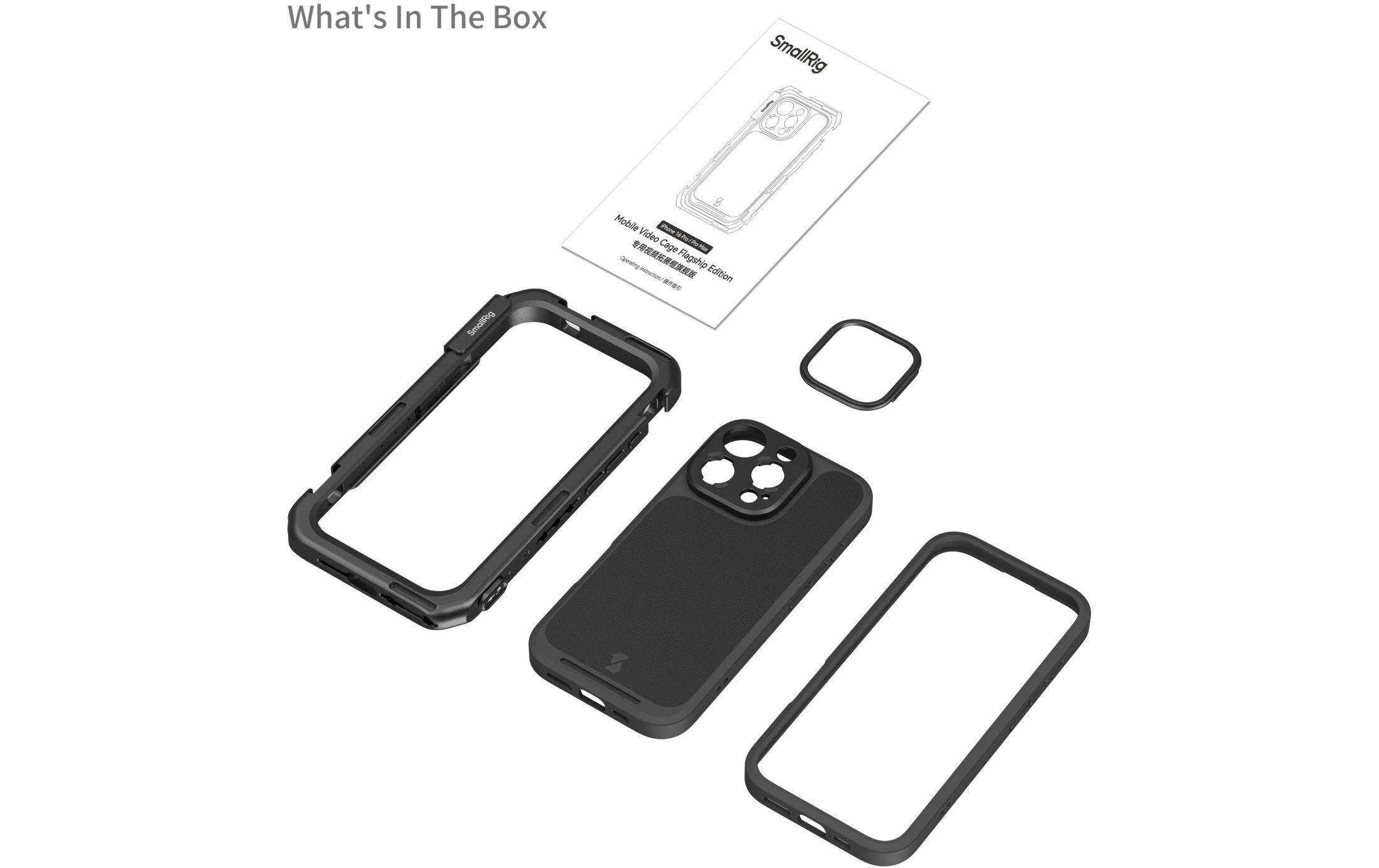 Cage Flaggschiff-Edition für iPhone 16 Pro MaxTelefonkäfig-Kit für das iPhone 16 Pro Max