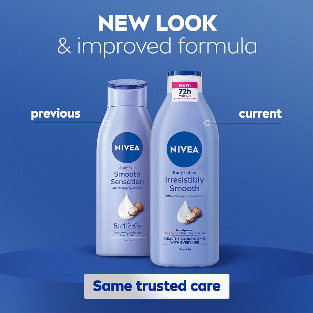 Nivea Irresistibly Smooth Caring Body Lotion - 250 ml.