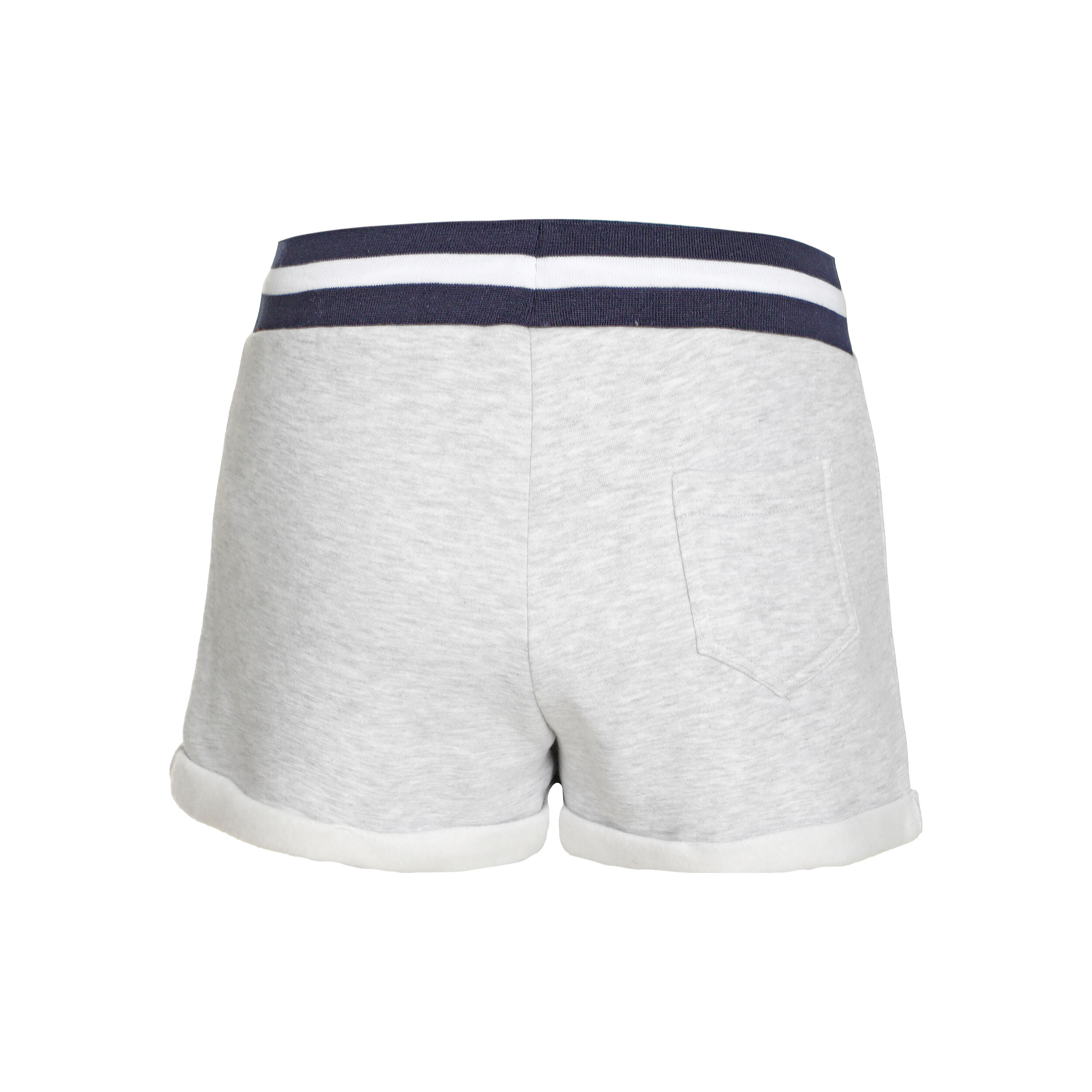 Quiet Please Basic Shorts Femmes - Gris Clair , Bleu Foncé