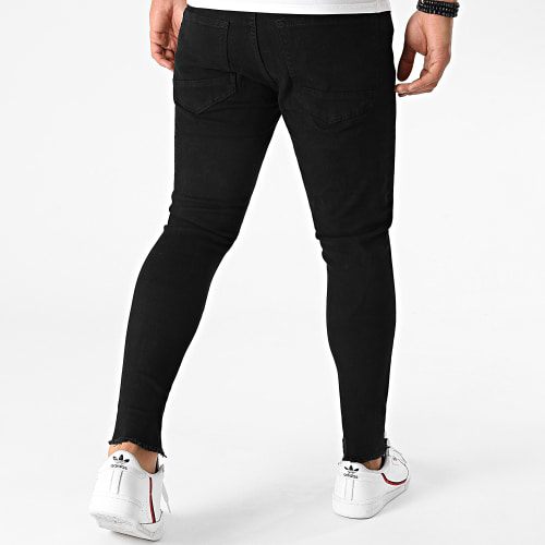Jean Super Skinny Fit Destroy 72215-AH2 Noir