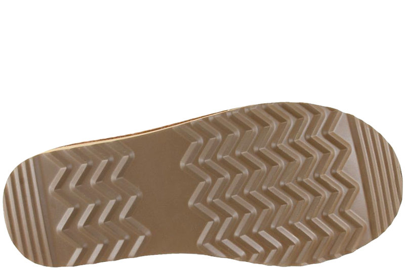 SOFIE SHNOOR BAMSTØVLE SLIPPERS I TAN RUSKIND