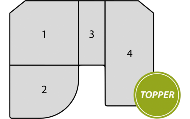 Bettwaren-Shop Traumschlaf Premium Gelschaum Topper