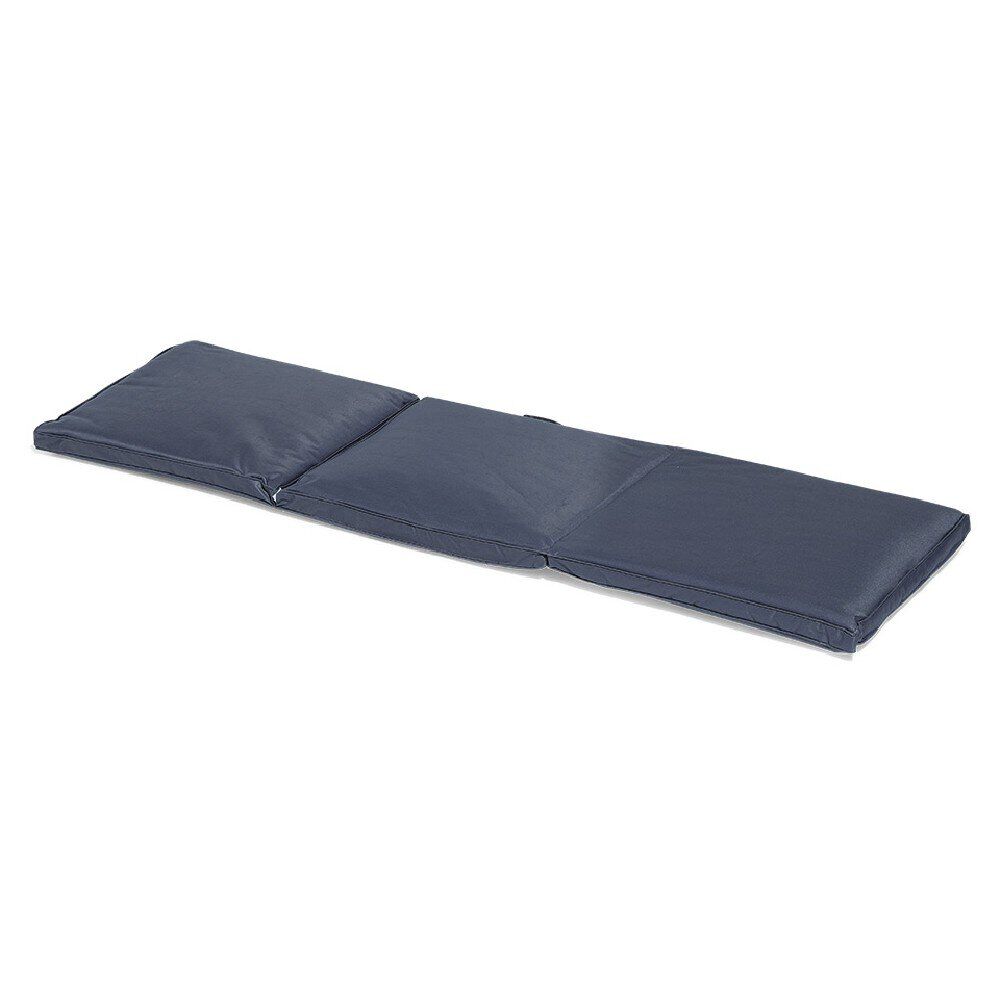 Coussin de bain de soleil gris anthracite fixation par nouette