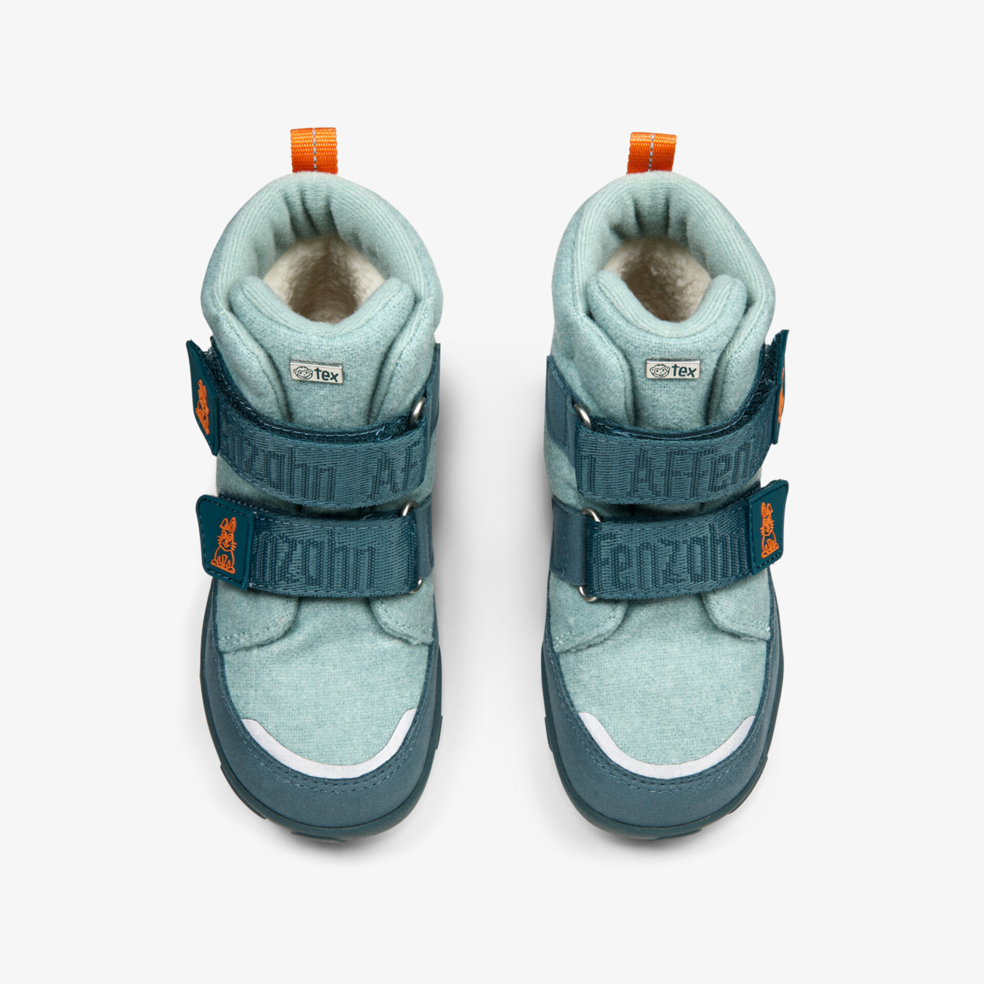 Affenzahn Kinder Barfußschuhe - Wolle Comfy Hase - Blau | reno.de