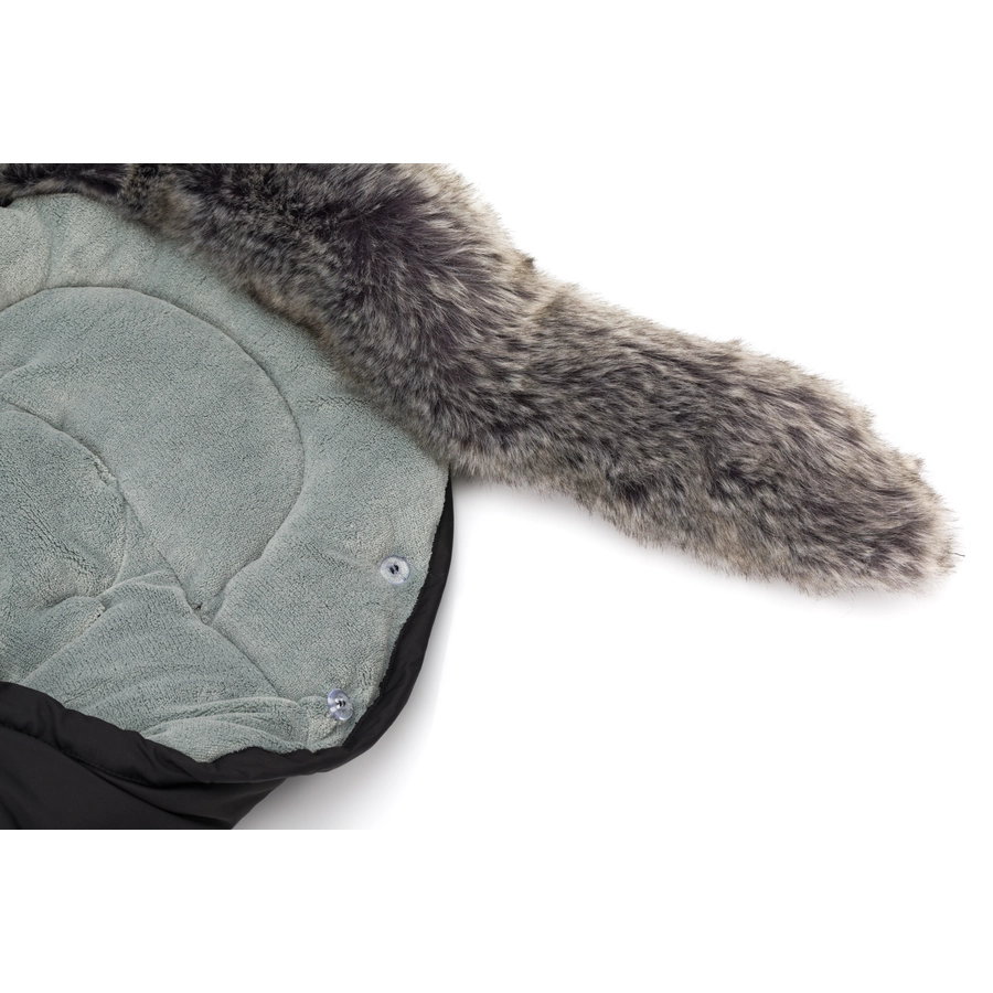 fillikid Winterfußsack Lhotse für Babyschale Schwarz