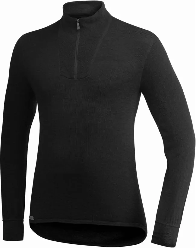 Woolpower Zip Turtleneck 200 Black