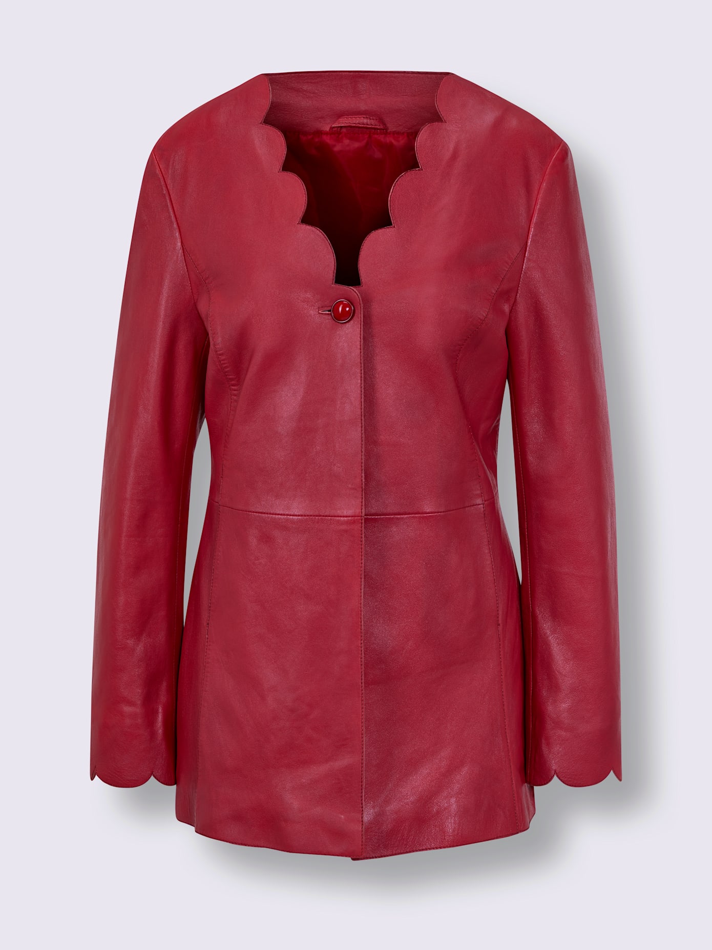 Blazer en cuir d'agneau nappa pur cuir d'agneau nappa