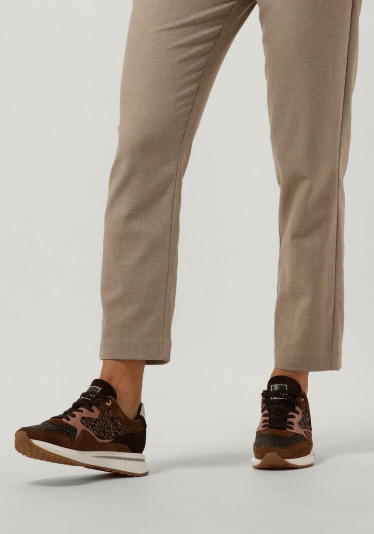 FLORIS VAN BOMMEL bruine floris van bommel lage sneakers sfw-10119