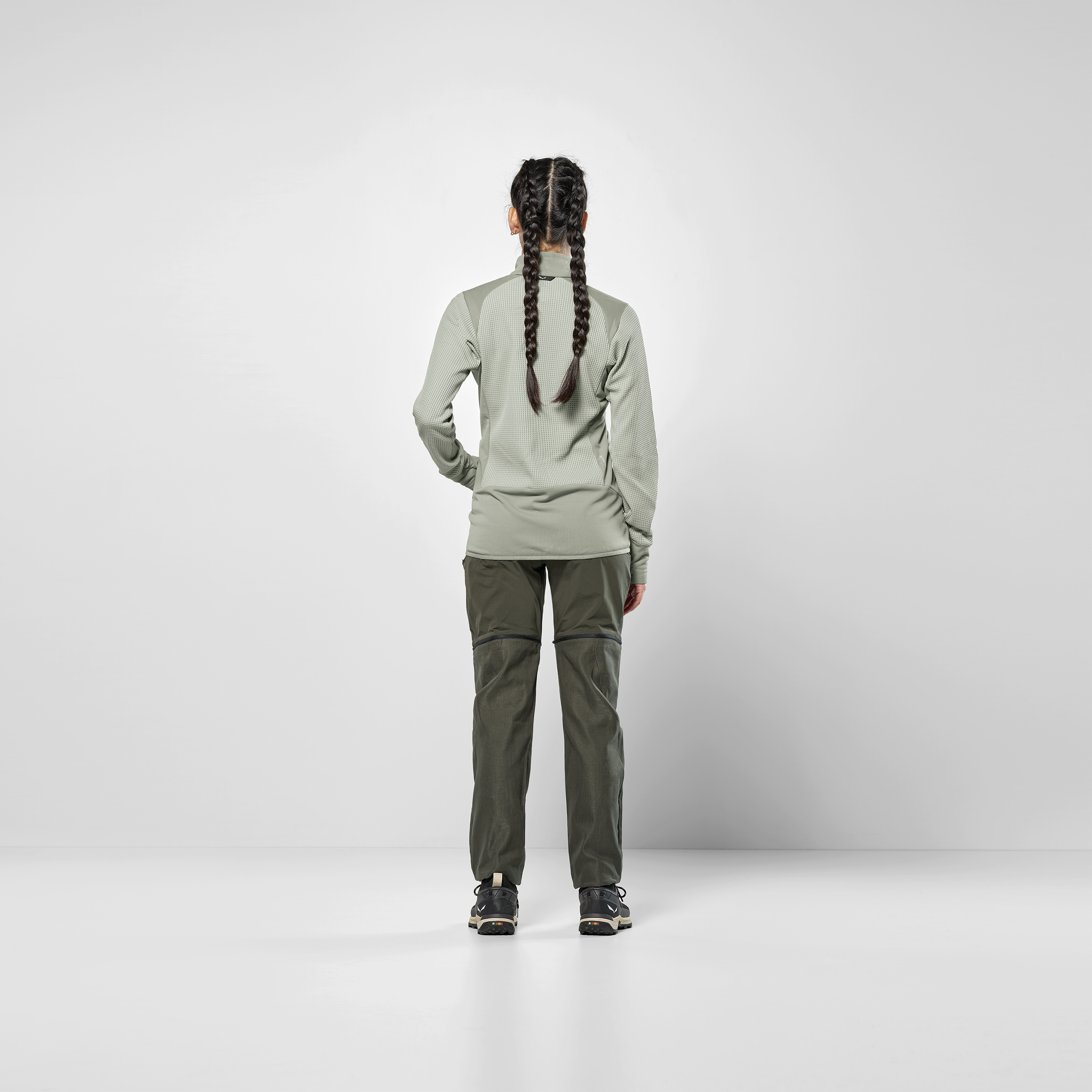 Puez Waffle Hybrid Polarlite Jacke Damen