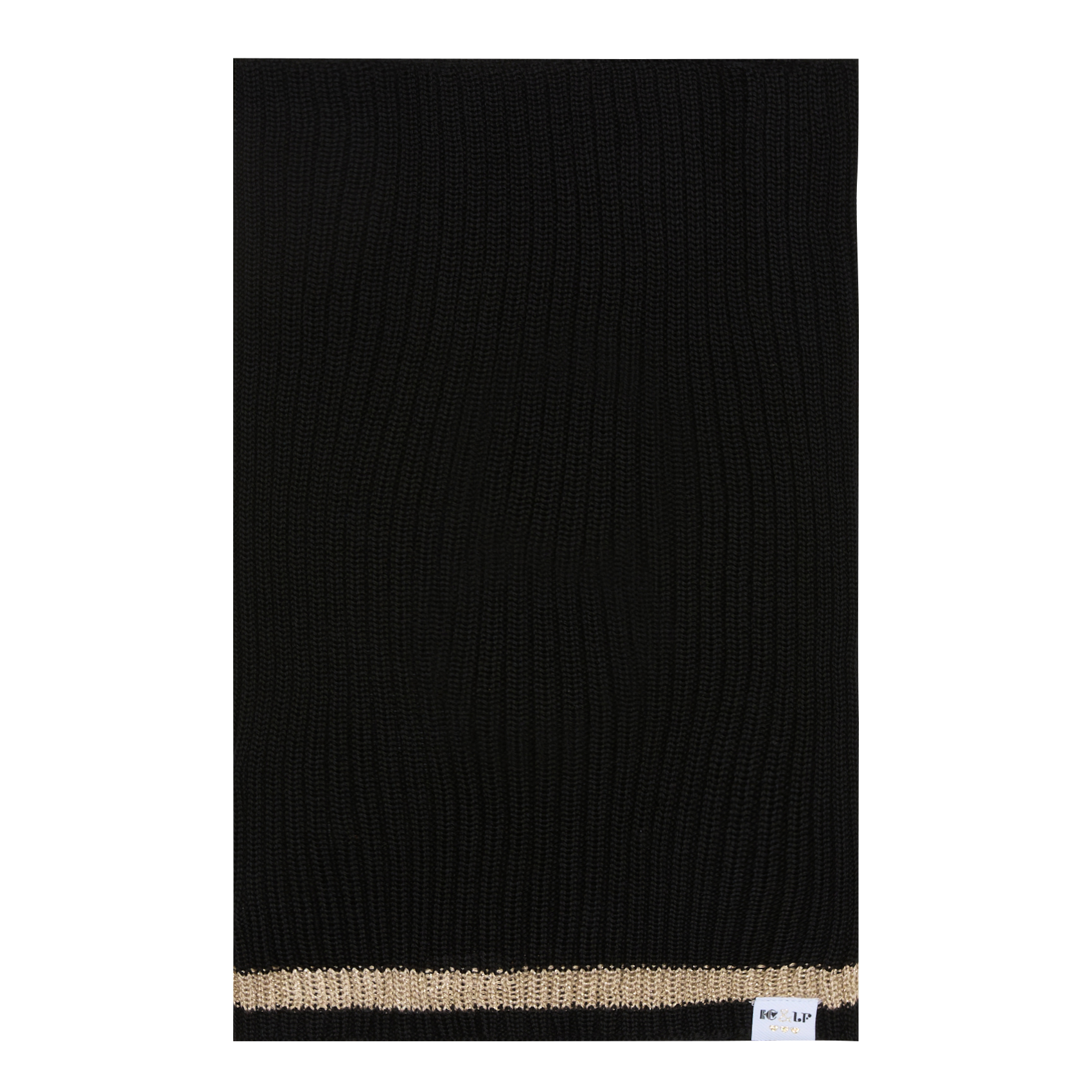 ANAIS - Echarpe tube en laine I CODE x LA FRANCAISE | Noir