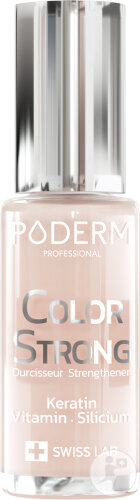 Poderm Vernis Color Strong Durcisseur Pour Les Ongles Cassants 903 Rose Poudré 8ml