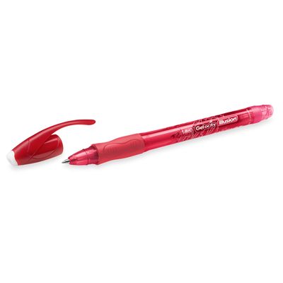 Bic Gelocity Illusion - Roller effaçable - 0,7 mm - rouge