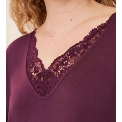 Triumph Timeless Sensuality Natkjole, Burgundy, 38