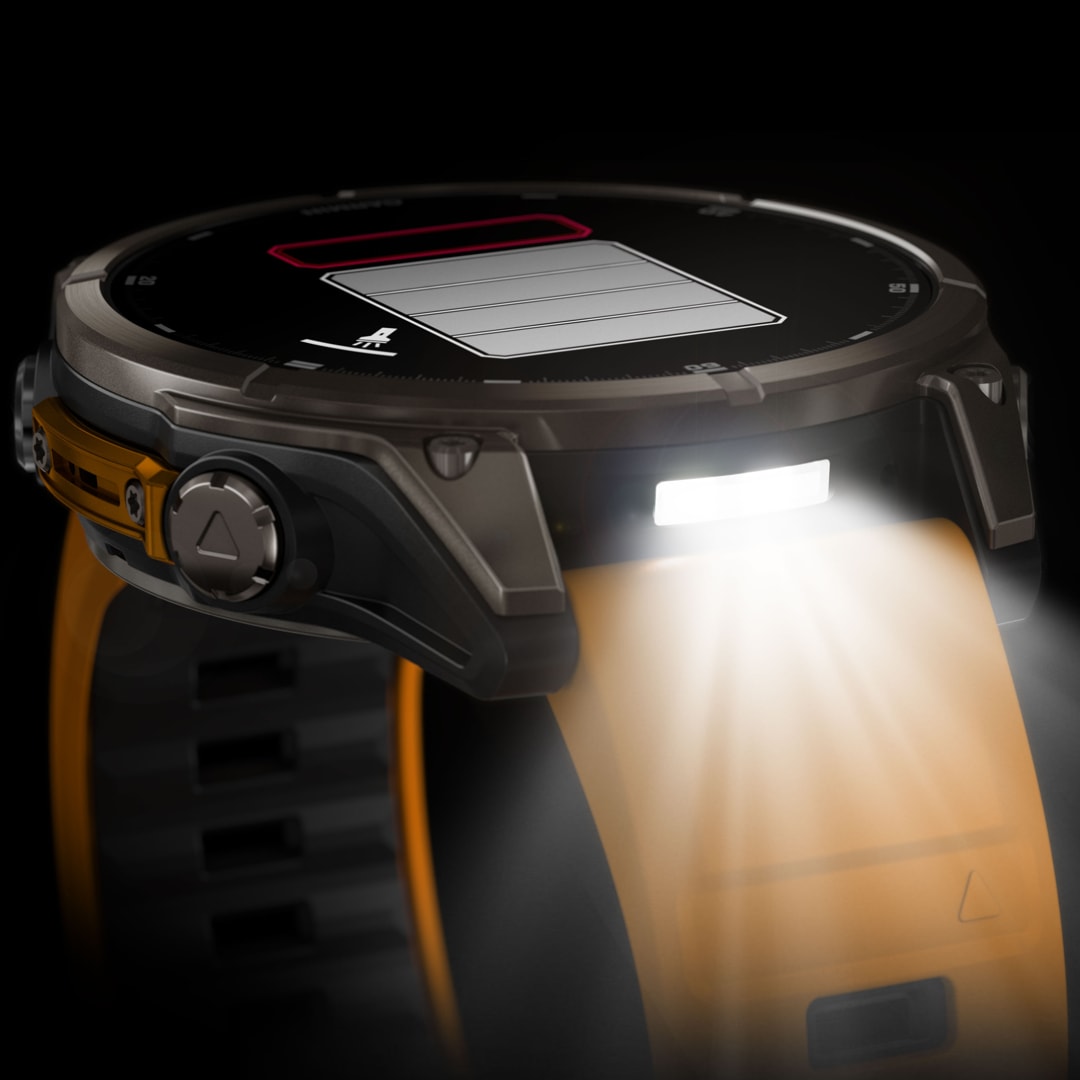 Garmin Fenix 8 - 47mm AMOLED Sapphire Graphit / Spark Orange