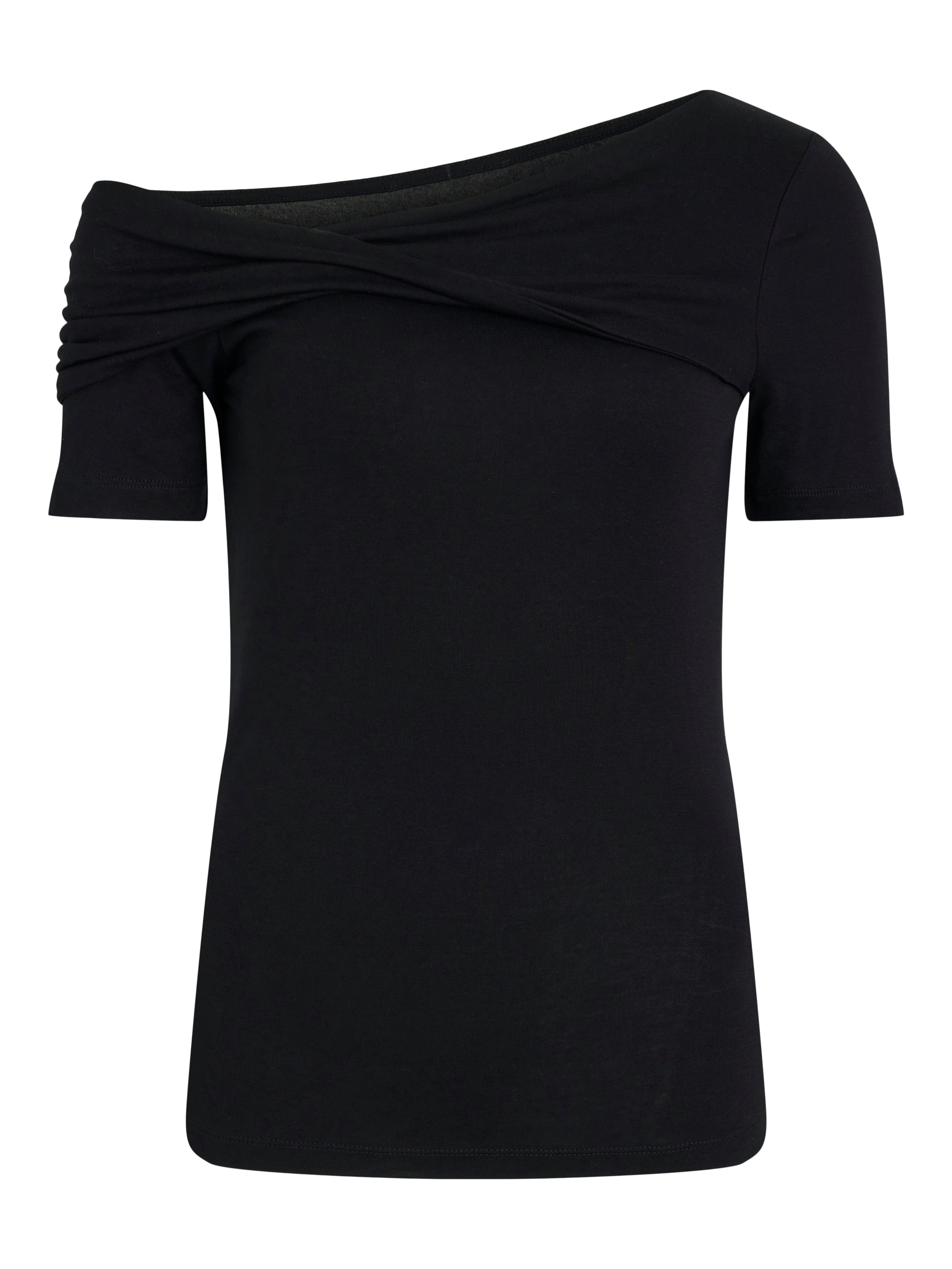 Vila  Visuri Twist top - Black Beauty