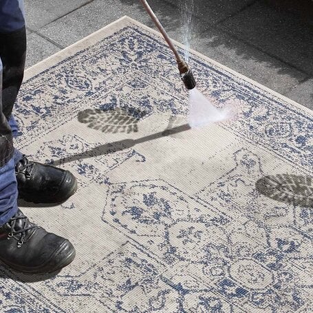 Dubbelzijdig Vloerkleed Borbon - Blauw