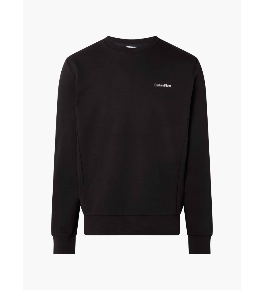 Moletom Calvin Klein em poliéster reciclado, preto