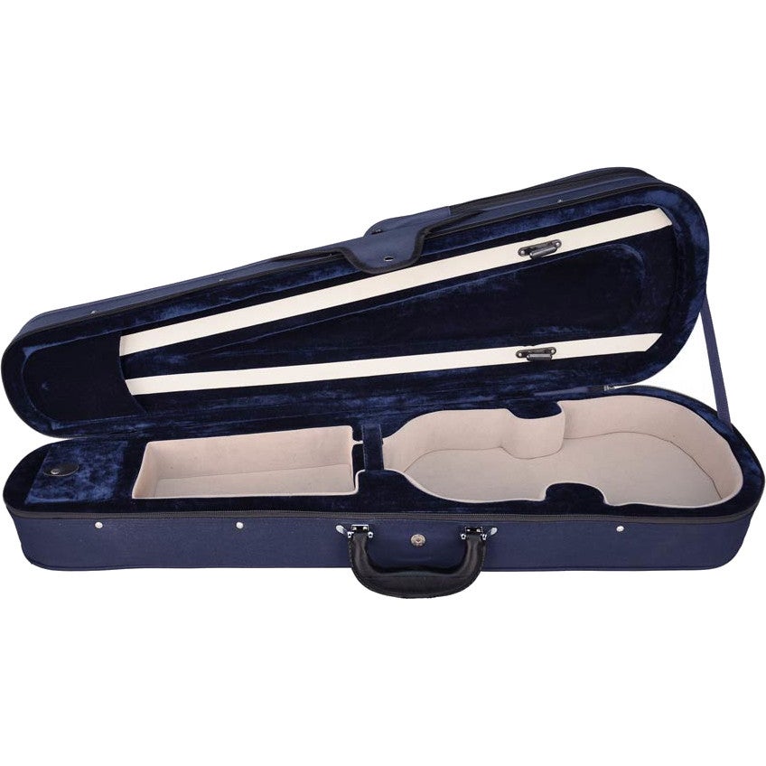 Leonardo VC-1314-BU Basic Series Violin Case koffer voor 1/4 viool