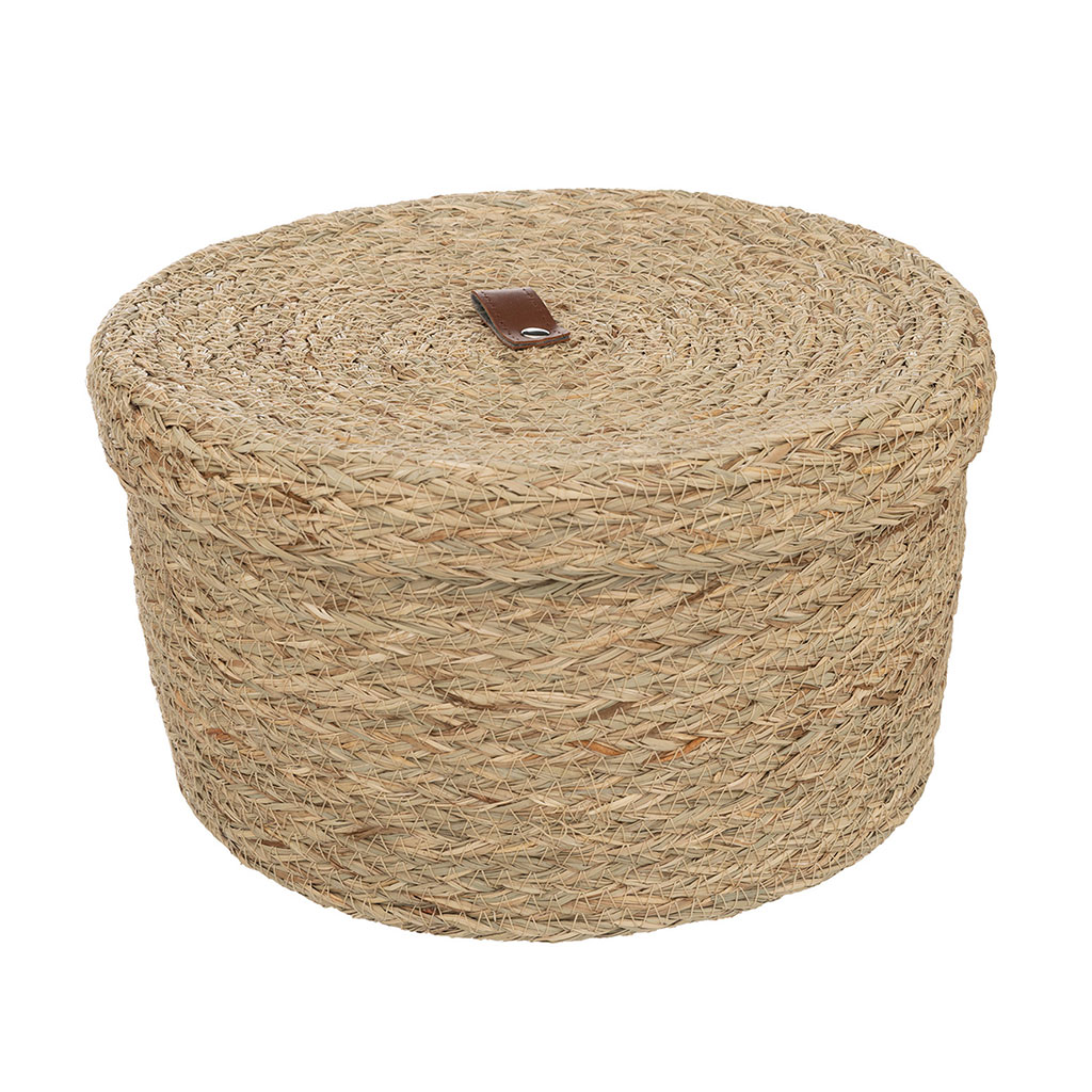 Boite de rangement ARIANNA beige 28x16.5x28cm