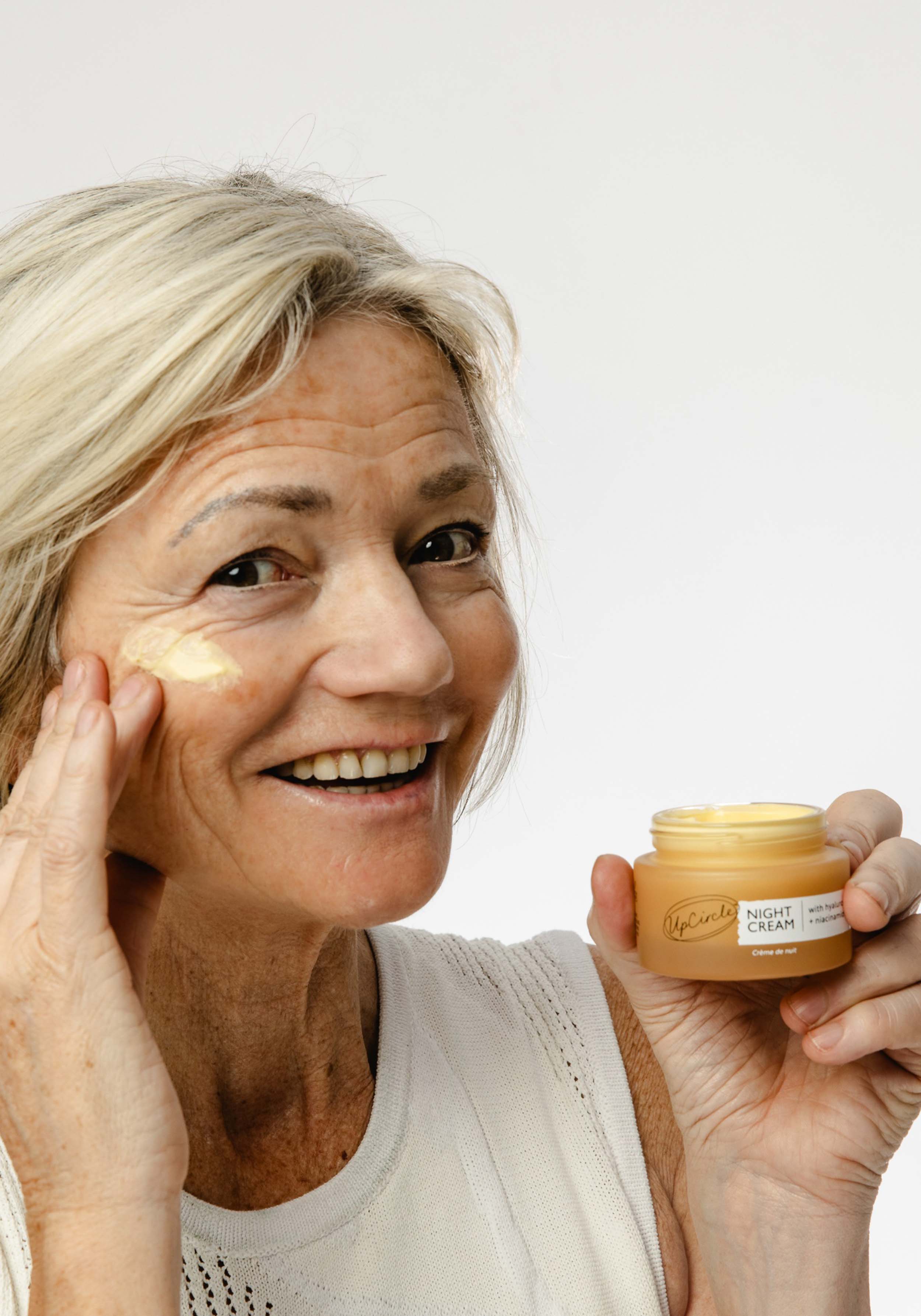 UpCircle Nachtcreme Night Cream Hyaluronic Acid, Niacinamide