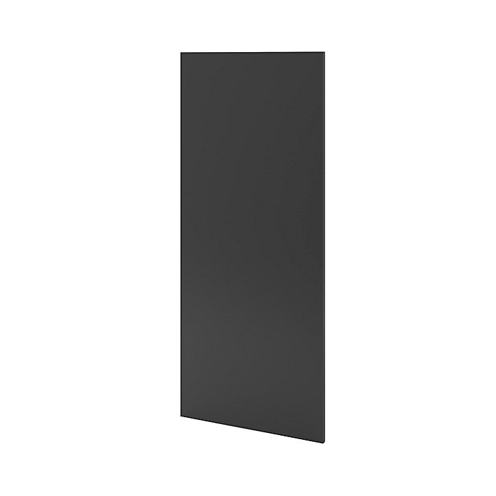 Côté de remplacement pour 1/2 colonne électroménager GoodHome Artemisia gris H. 135.1 cm x l. 57 cm x Ep. 18 mm