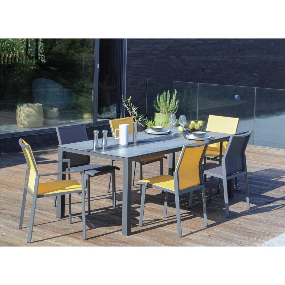 Fauteuil de jardin empilable delia